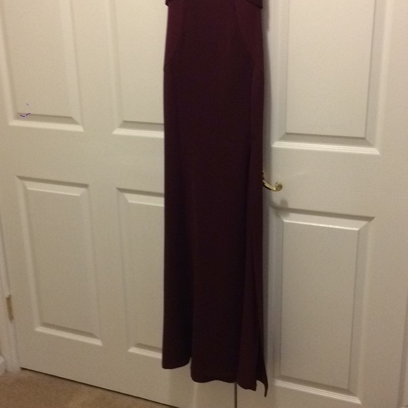 Dark Red Prom Dress - Picture 4 of 7